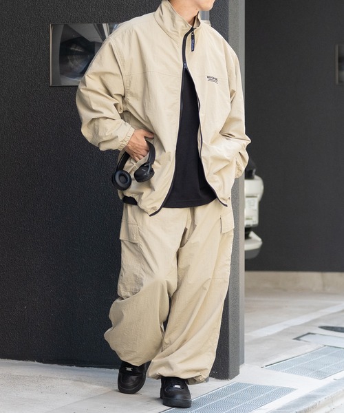 Red Cap Girl（レッドキャプガール）の「【a-r】〔Red Cap Girl/レッドキャップガール〕ナイロン ワンポイント オーバーカーゴパンツ（カーゴパンツ・メンズ・ブラック/ベージュ/カーキ/ブラック系1/ベージュ系1・MEDIUM/LARGE/X-LARGE）」の15枚目の写真
