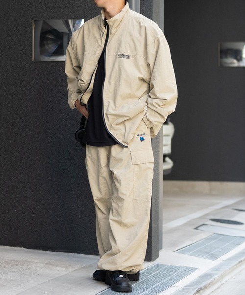 Red Cap Girl（レッドキャプガール）の「【a-r】〔Red Cap Girl/レッドキャップガール〕ナイロン ワンポイント オーバーカーゴパンツ（カーゴパンツ・メンズ・ブラック/ベージュ/カーキ/ブラック系1/ベージュ系1・MEDIUM/LARGE/X-LARGE）」の16枚目の写真