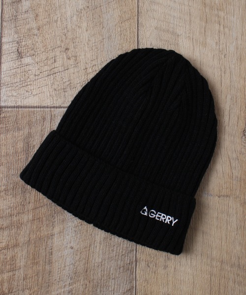 GERRY（ジェリー）の「【GERRY/ジェリー】ロゴ刺繍 撥水ワッチ（ニットキャップ/ビーニー・メンズ・ブラック/ライトグレー/チャコールグレー・FREE）」の2枚目の写真