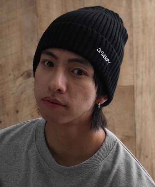 GERRY（ジェリー）の「【GERRY/ジェリー】ロゴ刺繍 撥水ワッチ（ニットキャップ/ビーニー・メンズ・ブラック/ライトグレー/チャコールグレー・FREE）」の9枚目の写真