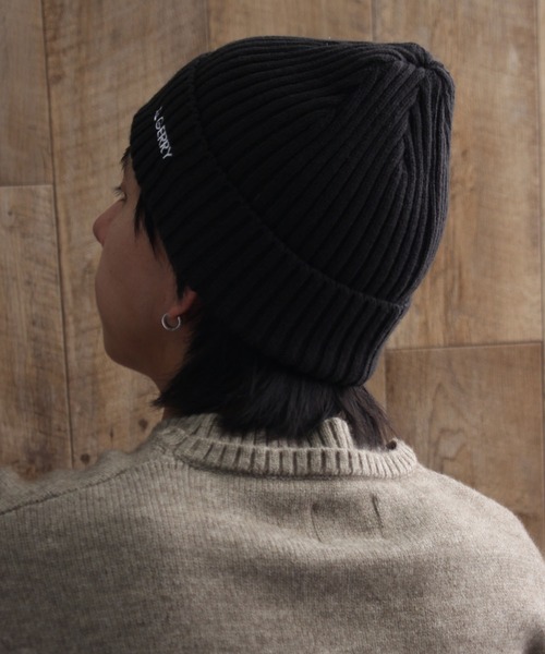 GERRY（ジェリー）の「【GERRY/ジェリー】ロゴ刺繍 撥水ワッチ（ニットキャップ/ビーニー・メンズ・ブラック/ライトグレー/チャコールグレー・FREE）」の14枚目の写真