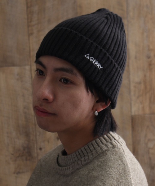 GERRY（ジェリー）の「【GERRY/ジェリー】ロゴ刺繍 撥水ワッチ（ニットキャップ/ビーニー・メンズ・ブラック/ライトグレー/チャコールグレー・FREE）」の13枚目の写真
