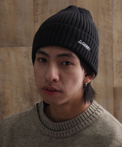 GERRY（ジェリー）の「【GERRY/ジェリー】ロゴ刺繍 撥水ワッチ（ニットキャップ/ビーニー・メンズ・ブラック/ライトグレー/チャコールグレー・FREE）」の12枚目の写真