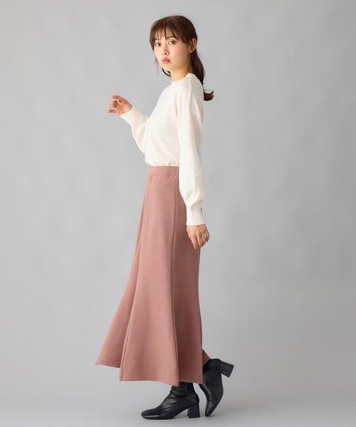alotta(アロッタ)の「裏ファー切替マーメイドスカート(スカート・レディース・ピンク/グリーン/ブラック/オレンジ/モカ/ラベンダー・4L/5L/M/LL/3L/L)」の20枚目の写真