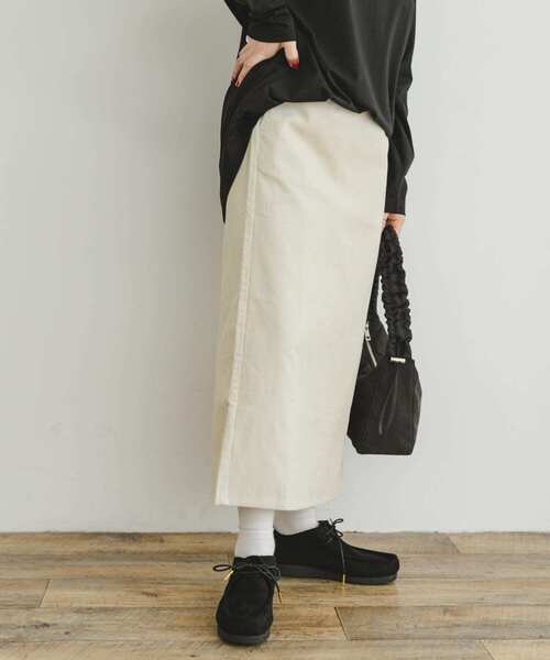 ITEMS URBANRESEARCH(アイテムズ アーバンリサーチ)の「コーデュロイタイトスカート(スカート・レディース・チャコールグレー/ブルー系その他/イエロー/ホワイト系その他・FREE)」の6枚目の写真