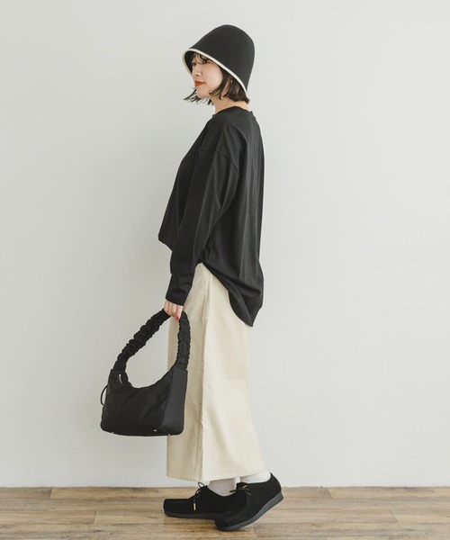 ITEMS URBANRESEARCH(アイテムズ アーバンリサーチ)の「コーデュロイタイトスカート(スカート・レディース・チャコールグレー/ブルー系その他/イエロー/ホワイト系その他・FREE)」の9枚目の写真