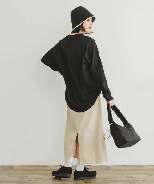ITEMS URBANRESEARCH(アイテムズ アーバンリサーチ)の「コーデュロイタイトスカート(スカート・レディース・チャコールグレー/ブルー系その他/イエロー/ホワイト系その他・FREE)」の10枚目の写真