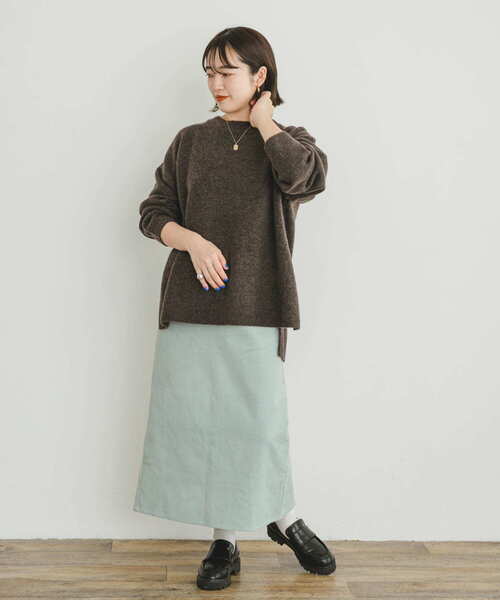 ITEMS URBANRESEARCH(アイテムズ アーバンリサーチ)の「コーデュロイタイトスカート(スカート・レディース・チャコールグレー/ブルー系その他/イエロー/ホワイト系その他・FREE)」の14枚目の写真