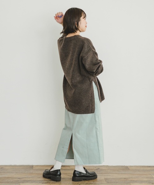 ITEMS URBANRESEARCH(アイテムズ アーバンリサーチ)の「コーデュロイタイトスカート(スカート・レディース・チャコールグレー/ブルー系その他/イエロー/ホワイト系その他・FREE)」の15枚目の写真