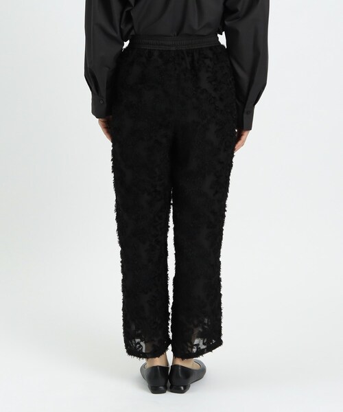 OPAQUE.CLIP(オペークドットクリップ)の「◆フラワージャカードイージーパンツ【洗濯機洗い可】(その他パンツ・レディース・オレンジ/ブラック・42/40/36/38)」の16枚目の写真