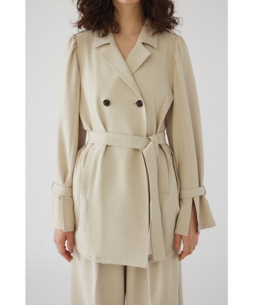 RIM.ARK】Puff sleeve JK and PT set