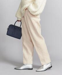 BEAUTY&YOUTH UNITED ARROWS | ヘリンボーンジャカード タックテーパード パンツ(その他パンツ)