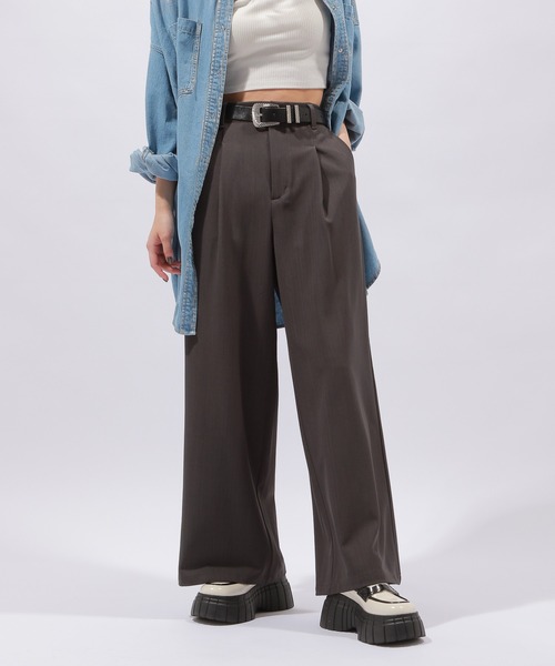 PAGEBOY(ページボーイ)の「スタンダードスラックス(スラックス・レディース・グレー/ホワイト系その他/チャコールグレー/ブラック/ブラック系その他・SMALL/MEDIUM)」の7枚目の写真