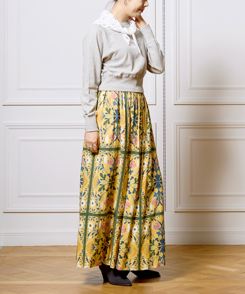IENA LA BOUCLE(イエナラブークル)の「IENA LA BOUCLE ガーゼ裏毛プルオーバー(Tシャツ/カットソー・レディース・チャコールグレー/ホワイト・FREE)」の11枚目の写真