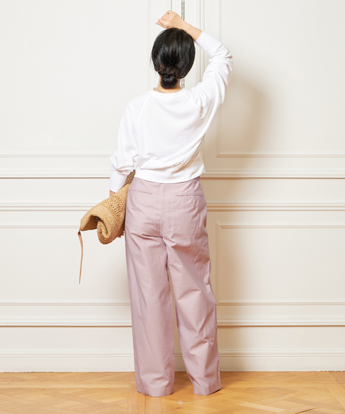 IENA LA BOUCLE(イエナラブークル)の「IENA LA BOUCLE ガーゼ裏毛プルオーバー(Tシャツ/カットソー・レディース・チャコールグレー/ホワイト・FREE)」の18枚目の写真