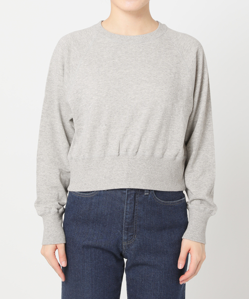 IENA LA BOUCLE(イエナラブークル)の「IENA LA BOUCLE ガーゼ裏毛プルオーバー(Tシャツ/カットソー・レディース・チャコールグレー/ホワイト・FREE)」の20枚目の写真
