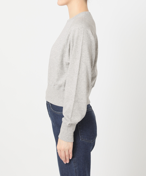 IENA LA BOUCLE(イエナラブークル)の「IENA LA BOUCLE ガーゼ裏毛プルオーバー(Tシャツ/カットソー・レディース・チャコールグレー/ホワイト・FREE)」の21枚目の写真