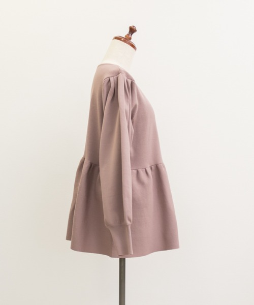 CLETTE（クレット）の「ペプラムニット（ニット/セーター・レディース・ピンク/ブラック/ブルー・LL/3L/4L）」の18枚目の写真