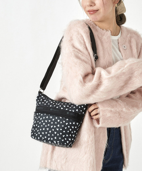 レスポートサック☆廃盤レア柄☆ポルカハート☆ボディバッグ☆ウエスト  