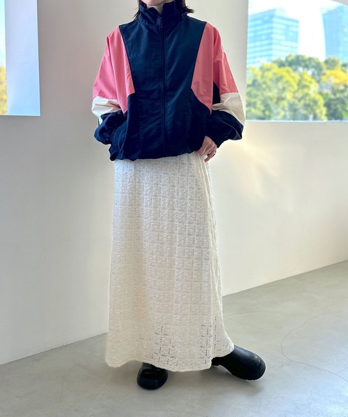 LEPSIM（レプシィム）の「レーススカート　994416（スカート・レディース・ブラック/キナリ・FREE）」の5枚目の写真