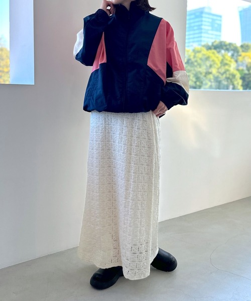 LEPSIM（レプシィム）の「レーススカート　994416（スカート・レディース・ブラック/キナリ・FREE）」の6枚目の写真