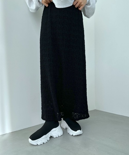 LEPSIM（レプシィム）の「レーススカート　994416（スカート・レディース・ブラック/キナリ・FREE）」の7枚目の写真