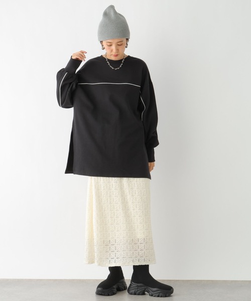 LEPSIM（レプシィム）の「レーススカート　994416（スカート・レディース・ブラック/キナリ・FREE）」の15枚目の写真