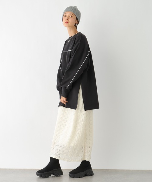 LEPSIM（レプシィム）の「レーススカート　994416（スカート・レディース・ブラック/キナリ・FREE）」の16枚目の写真