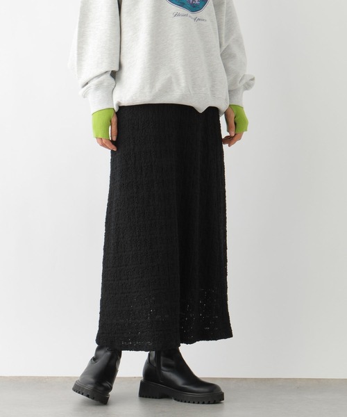 LEPSIM（レプシィム）の「レーススカート　994416（スカート・レディース・ブラック/キナリ・FREE）」の18枚目の写真