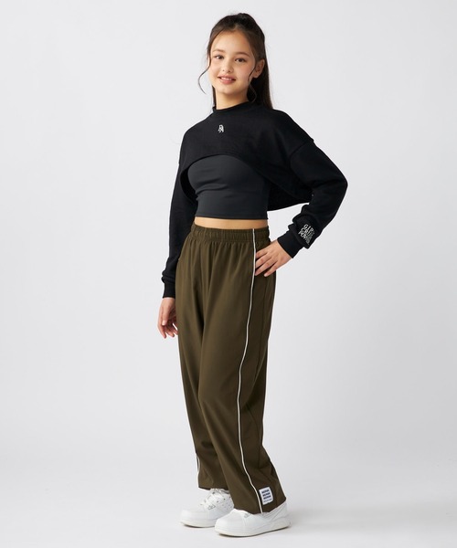 repipi armario（レピピ アルマリオ）の「【repipi armario / レピピアルマリオ】キッズPEストレッチパンツ　ルーズパンツ　ダンス　トレーニング（その他パンツ・キッズ・ブラック/パープル/カーキ・140/150/160/170）」の3枚目の写真