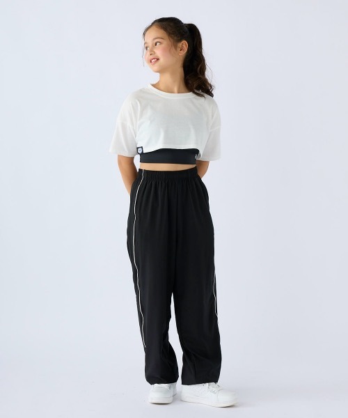 repipi armario（レピピ アルマリオ）の「【repipi armario / レピピアルマリオ】キッズPEストレッチパンツ　ルーズパンツ　ダンス　トレーニング（その他パンツ・キッズ・ブラック/パープル/カーキ・140/150/160/170）」の4枚目の写真