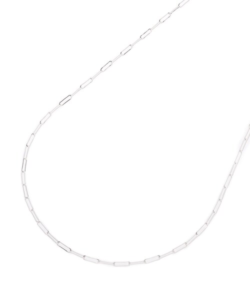 INDIVI（インディヴィ）の「◆【2WAY／Y字】ブロックカットチェーン（ネックレス・レディース・シルバー系4/ゴールド・00）」の4枚目の写真