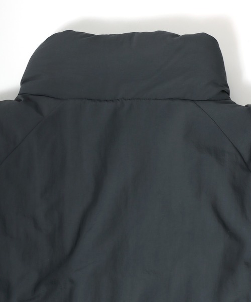 Salong hameu（サロン ハミュー）の「LEVEL7 JACKET フェイクダウン ミリタリージャケット メンズ レディース/中綿アウター/ミリタリーコート（ダウンジャケット/コート・メンズ・チャコールグレー/ブラック・LL/M/L）」の7枚目の写真