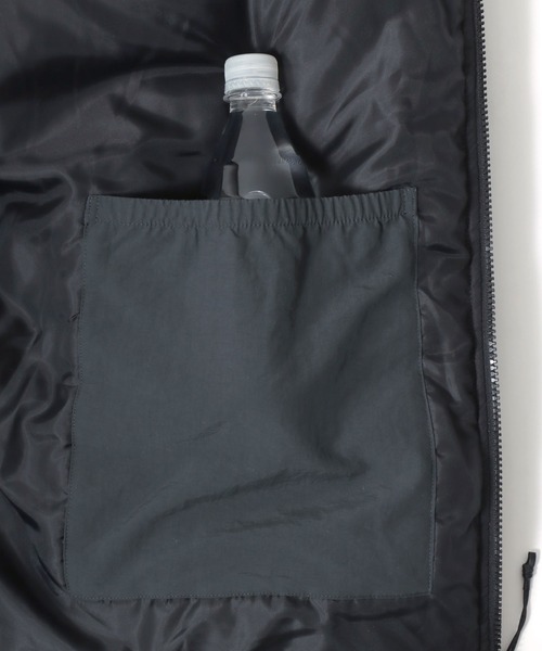 Salong hameu（サロン ハミュー）の「LEVEL7 JACKET フェイクダウン ミリタリージャケット メンズ レディース/中綿アウター/ミリタリーコート（ダウンジャケット/コート・メンズ・チャコールグレー/ブラック・LL/M/L）」の14枚目の写真