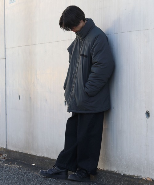 セール】LEVEL7 JACKET フェイクダウン ミリタリージャケット メンズ