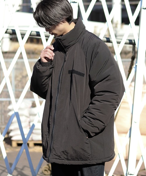 セール】LEVEL7 JACKET フェイクダウン ミリタリージャケット メンズ