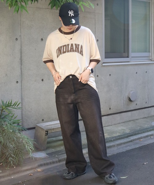 おしゃれスタ(オシャレスタ)の「ヴィンテージデニム オーバーダイバギーパンツ【IR】 オーバーサイズ メンズ レディース(デニムパンツ・メンズ・ブルー系3/ブルー系4/ブラック系1/ブラック系2・M/L/XL)」の12枚目の写真