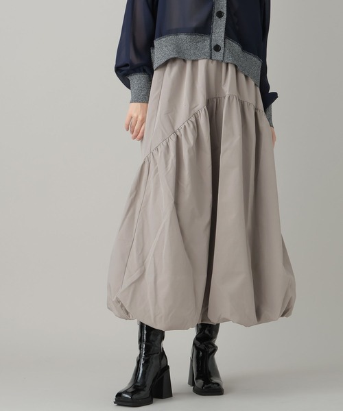 FOREVER 21(フォーエバー トゥエンティーワン)の「【2024SS】バルーンロングスカート(スカート・レディース・ブラック/オフホワイト/グレー・FREE)」の3枚目の写真