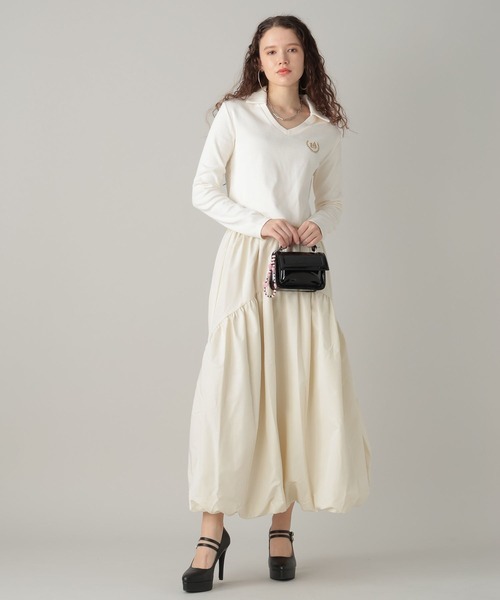 FOREVER 21(フォーエバー トゥエンティーワン)の「【2024SS】バルーンロングスカート(スカート・レディース・ブラック/オフホワイト/グレー・FREE)」の9枚目の写真