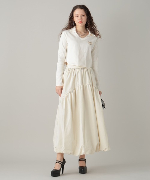 FOREVER 21(フォーエバー トゥエンティーワン)の「【2024SS】バルーンロングスカート(スカート・レディース・ブラック/オフホワイト/グレー・FREE)」の11枚目の写真