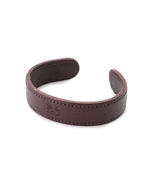 IL BISONTE(イルビゾンテ)の「IL BISONTE / ORIGINAL LEATHER / バングル(バングル/リストバンド・レディース・レンガ/ダークブラウン/レッド/グリーン/ブラック/ホワイト/ネイビー/オレンジ/グレー/ナチュラル/ライトブラウン/オリーブ・2/1)」の4枚目の写真