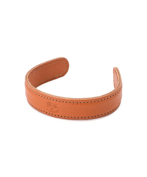 IL BISONTE(イルビゾンテ)の「IL BISONTE / ORIGINAL LEATHER / バングル(バングル/リストバンド・レディース・レンガ/ダークブラウン/レッド/グリーン/ブラック/ホワイト/ネイビー/オレンジ/グレー/ナチュラル/ライトブラウン/オリーブ・2/1)」の5枚目の写真