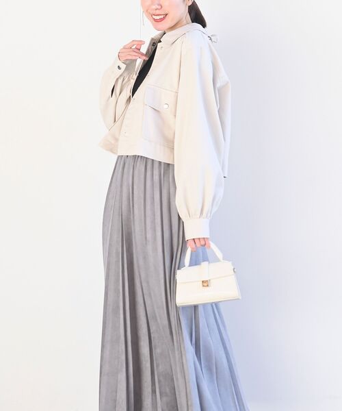 rps（アールピーエス）の「ＢＡＣＫレースアップショートジャケット（デニムジャケット・レディース・ブルー/ミント/アイボリー・フリー）」の5枚目の写真