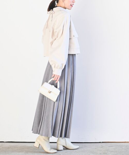 rps（アールピーエス）の「ＢＡＣＫレースアップショートジャケット（デニムジャケット・レディース・ブルー/ミント/アイボリー・フリー）」の7枚目の写真