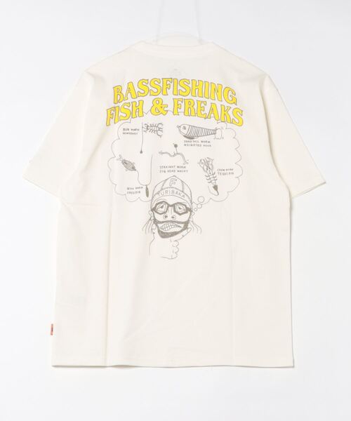 KRIFF MAYER（クリフメイヤー）の「ウェットプロテクト半袖ポケT(釣り)（Tシャツ/カットソー・メンズ・オフホワイト/チャコール/ライトグリーン/オレンジ/ベージュ・LARGE/MEDIUM/X-LARGE）」の8枚目の写真