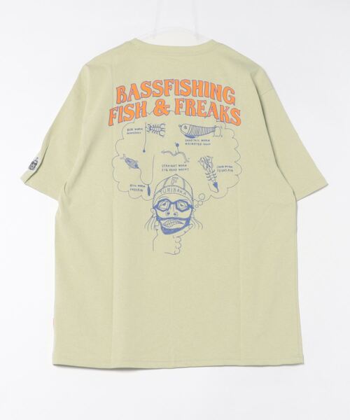 KRIFF MAYER（クリフメイヤー）の「ウェットプロテクト半袖ポケT(釣り)（Tシャツ/カットソー・メンズ・オフホワイト/チャコール/ライトグリーン/オレンジ/ベージュ・LARGE/MEDIUM/X-LARGE）」の10枚目の写真