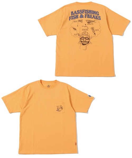 KRIFF MAYER（クリフメイヤー）の「ウェットプロテクト半袖ポケT(釣り)（Tシャツ/カットソー・メンズ・オフホワイト/チャコール/ライトグリーン/オレンジ/ベージュ・LARGE/MEDIUM/X-LARGE）」の5枚目の写真