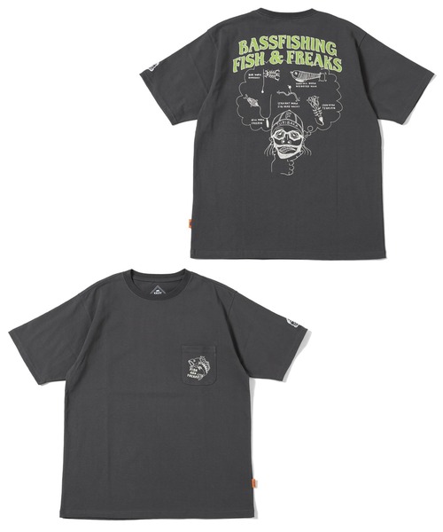 KRIFF MAYER（クリフメイヤー）の「ウェットプロテクト半袖ポケT(釣り)（Tシャツ/カットソー・メンズ・オフホワイト/チャコール/ライトグリーン/オレンジ/ベージュ・LARGE/MEDIUM/X-LARGE）」の2枚目の写真