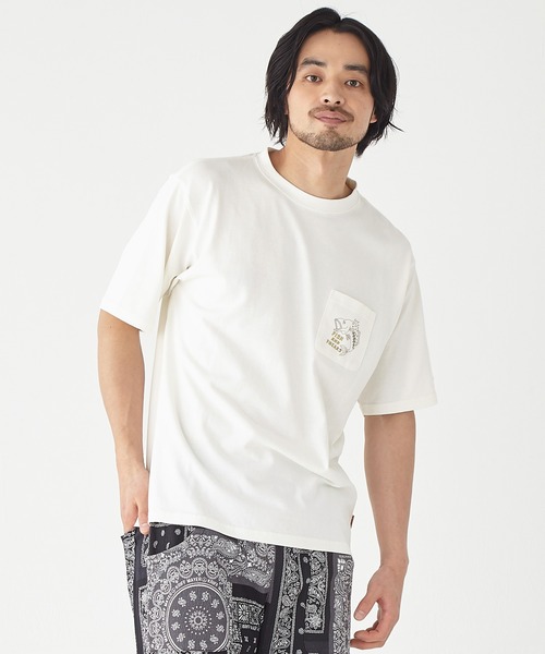 KRIFF MAYER（クリフメイヤー）の「ウェットプロテクト半袖ポケT(釣り)（Tシャツ/カットソー・メンズ・オフホワイト/チャコール/ライトグリーン/オレンジ/ベージュ・LARGE/MEDIUM/X-LARGE）」の20枚目の写真