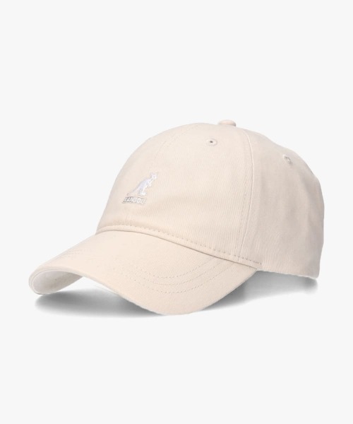 KANGOL（カンゴール）の「【サイズ展開】KANGOL SMU COTTON TWILL BASEBALL（キャップ・レディース・ホワイト/ベージュ/ブラック×ブラック/ブラック/アイボリー・XXL/L/XL）」の6枚目の写真